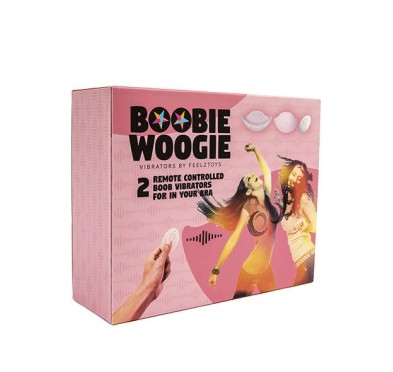 FeelzToys - Boobie Woogie Op afstand bedienbare Boob Vibrators (2 stuks)